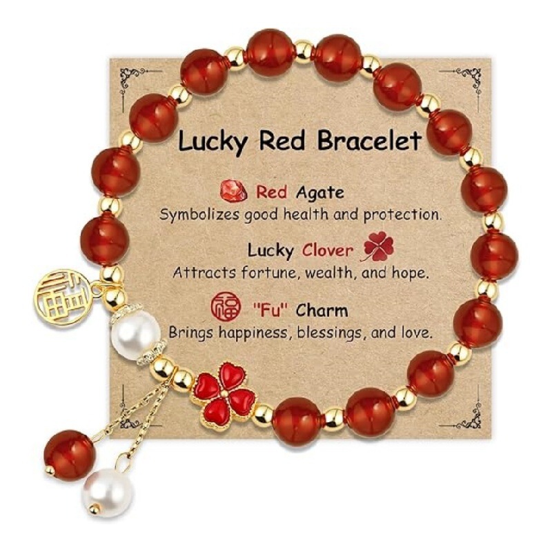 Amazon Cross-Border Best-Selling Feng Shui Bracelet with Lucky Charm Pendant and Lucky Cat Beads for Women