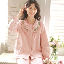 【富朵】春秋空气棉月子服孕妇加厚夹棉睡衣产妇保暖哺乳衣家居服