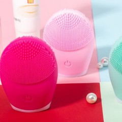 シリコーン振動マッサージ電動洗顔器美肌若返り導入ミニ防水音波洗浄洗顔器