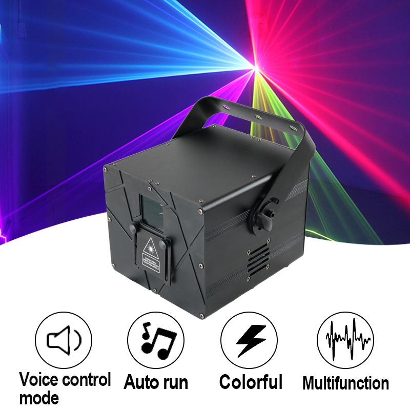 Luz DE ETAPA 3W a todo color animado láser Barra de luz láser KTV patrón de luz de exploración barra láser