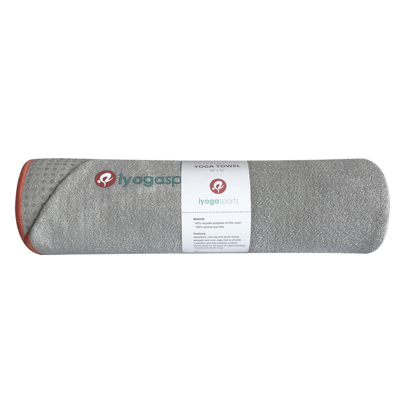 Iyogasスポーツシリコン滑り止めヨガタオルyoga towel品質館寄り付きギフトロゴ|undefined