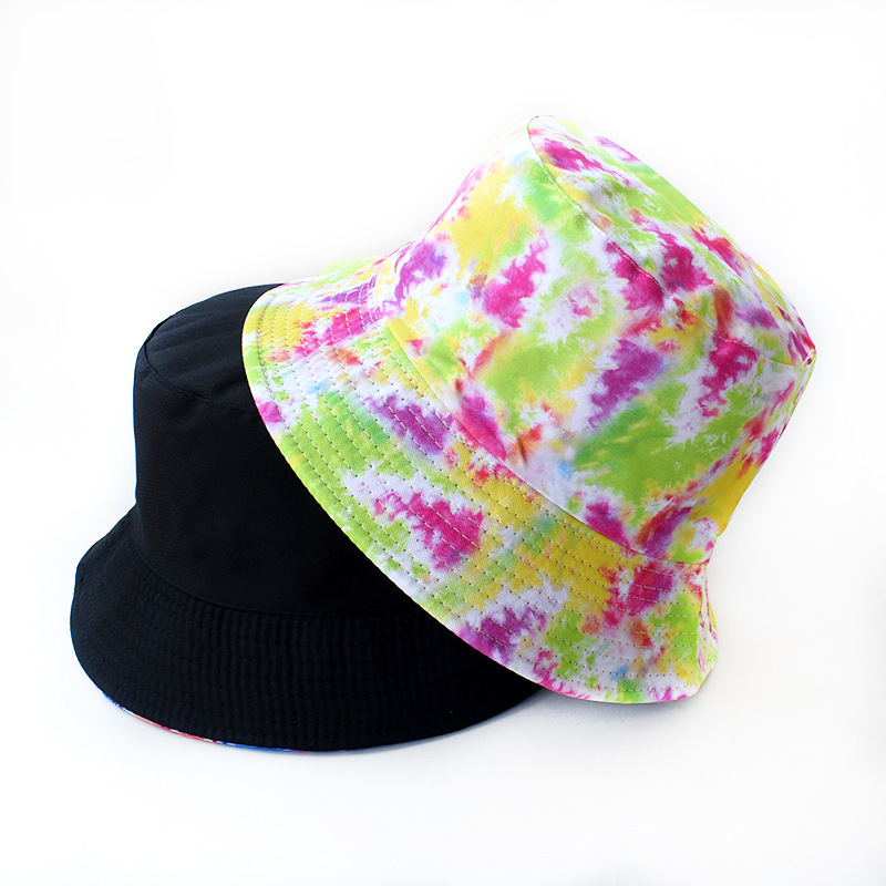 Unisex Cute Simple Style Panda Printing Wide Eaves Bucket Hat display picture 1