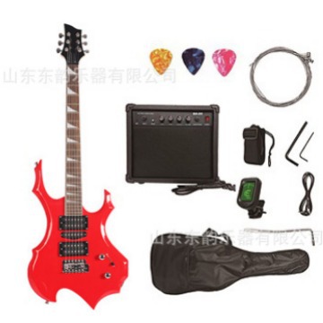 Nuevo conjunto de 24 productos de llama especial conjunto de guitarra eléctrica para principiantes conjunto de guitarra altavoz al por mayor