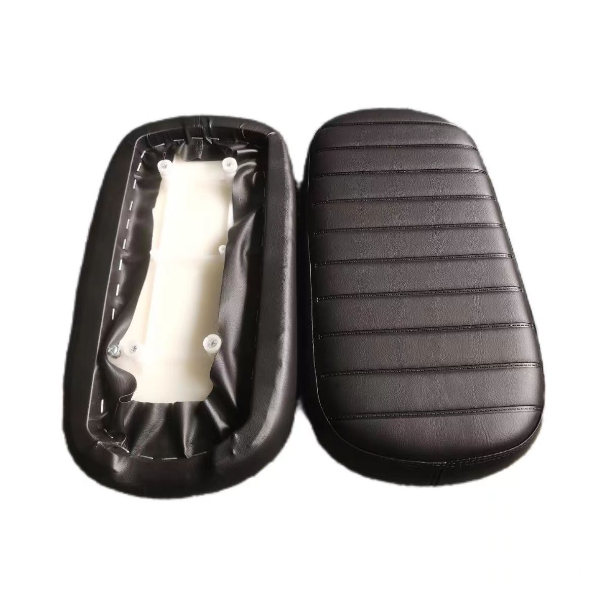 Deep-Seated 009 Electric Scooter Rear Seat Cushion, Thickened Caterpillar-Style Passenger Seat, 007 Electric Scooter Seat Cushion, Universal Modified Seat Cushion