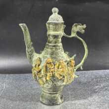 批发仿古纯铜壶水壶茶壶酒壶八仙壶家居装饰工艺礼品摆件