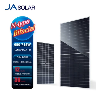 Солнечная панель JA Solar 690–715 Вт N-типа