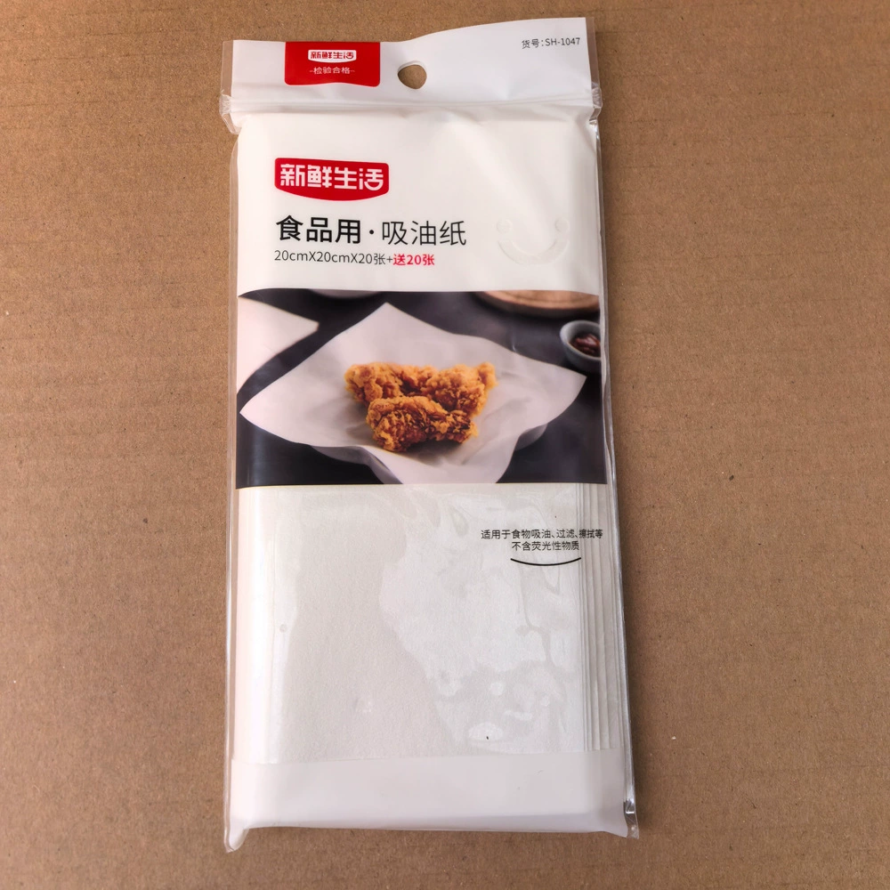 Маслопоглощающая бумага Fresh Life, 20 см, пищевая, кухонная, для приготовления супа, жарки, съедобная пищевая масляная пленка.