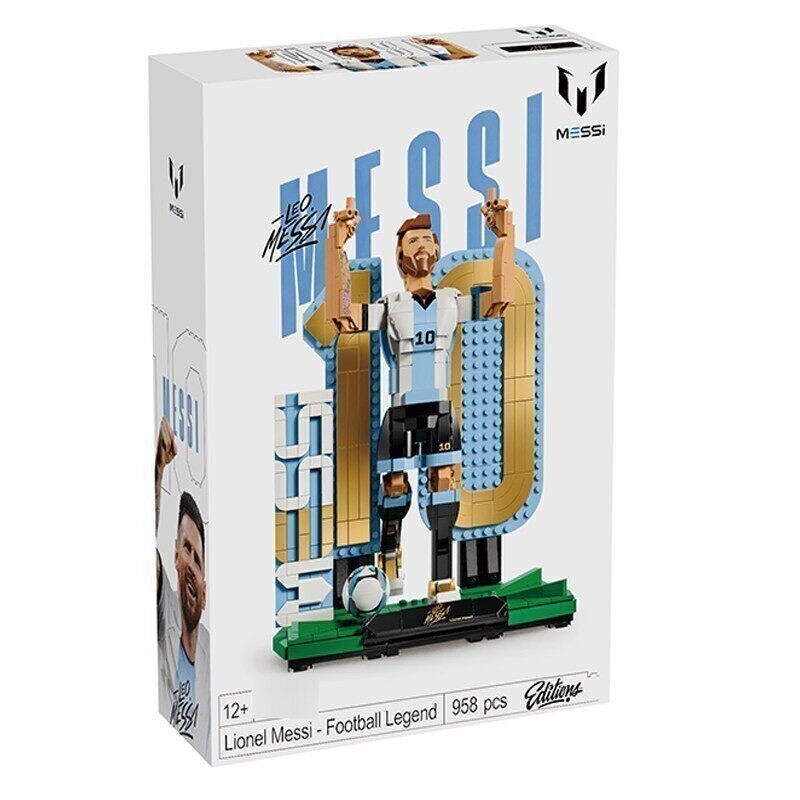 Compatible with LEGO Football Legend Messi 43015 World Cup Star Boy Building Block Toy Fan Gift Compatible with LEGO Football Legend Messi 43015 World Cup Star Boy Building Block Toy Fan Gift