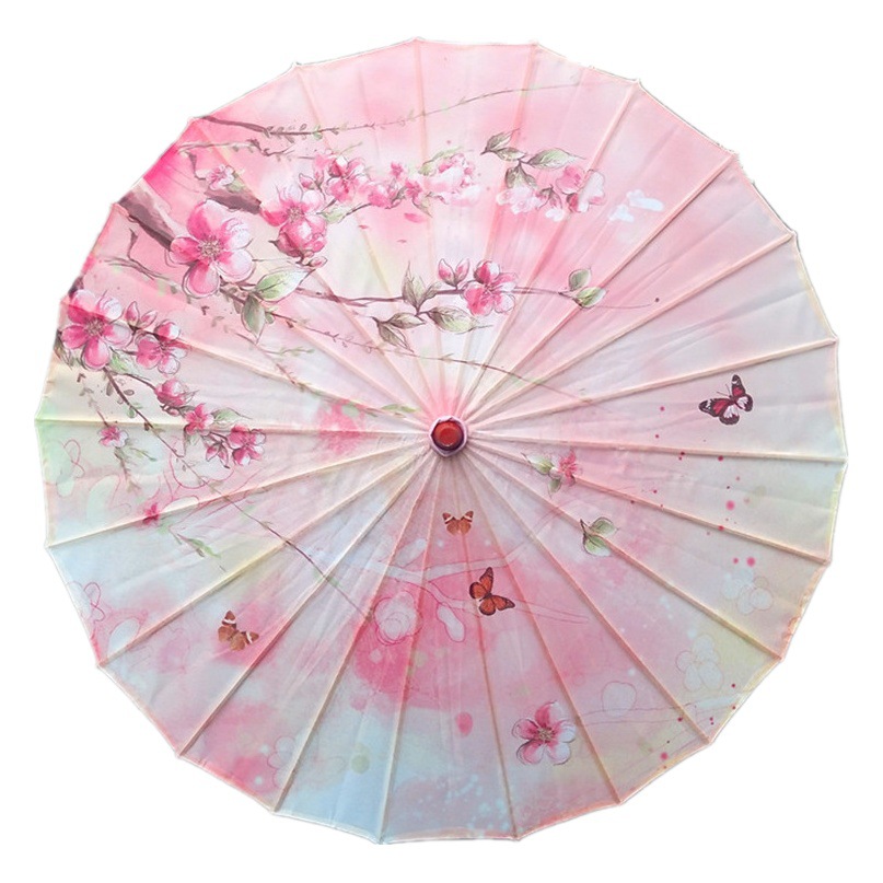 Oil-Paper Umbrella for Women, Traditional Style Umbrella, Dance Umbrella, Qipao Runway Show, Rainproof, Wedding Decoration, Hanfu Umbrella, Chinese Style, Spider Lily