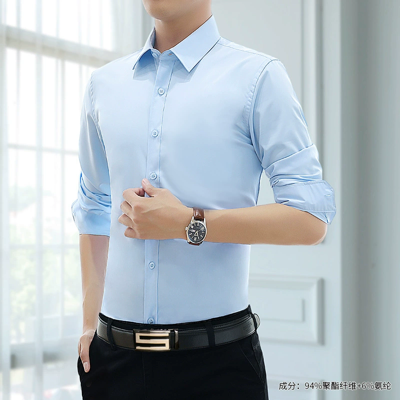 Autumn summer base shirt for work, plus size