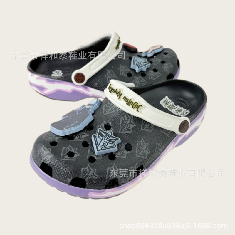 Dongdong zapatos cr0s nuevos Goku dibujos animados conjuntos cómodos cabeza de bolsa antideslizante zapatillas transpirables fábrica al por mayor