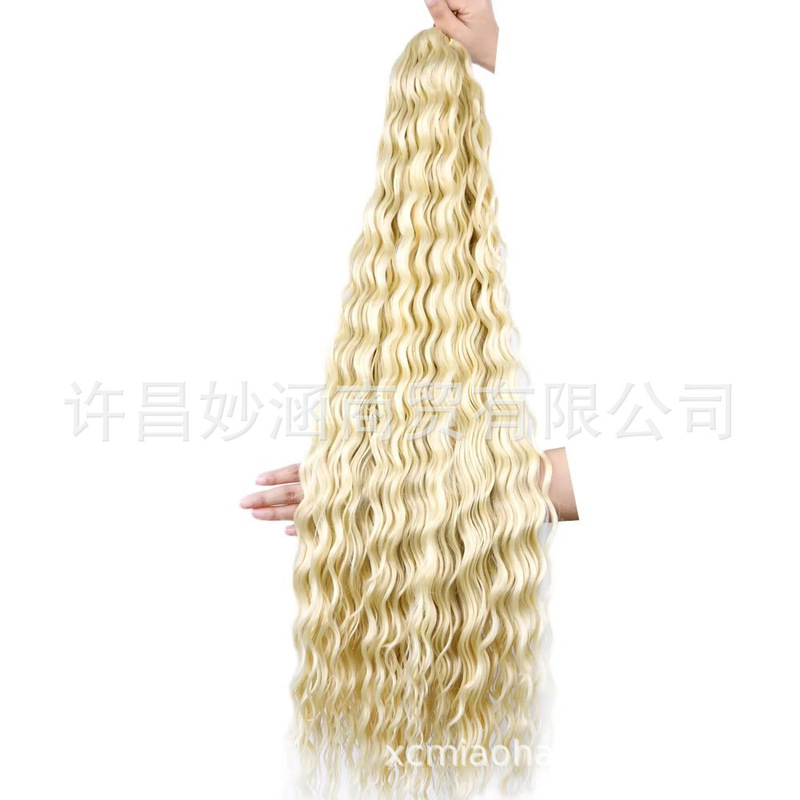 ディープウェーブバルクヘアかぎ針編みヘア送料無料 28 インチ 30 インチ|undefined