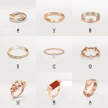 卡家新款豹子头戒指男女通用CNC精工厚镀V金轻奢时尚高级个性指环