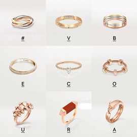 卡家新款豹子头戒指男女通用CNC精工厚镀V金轻奢时尚高级个性指环