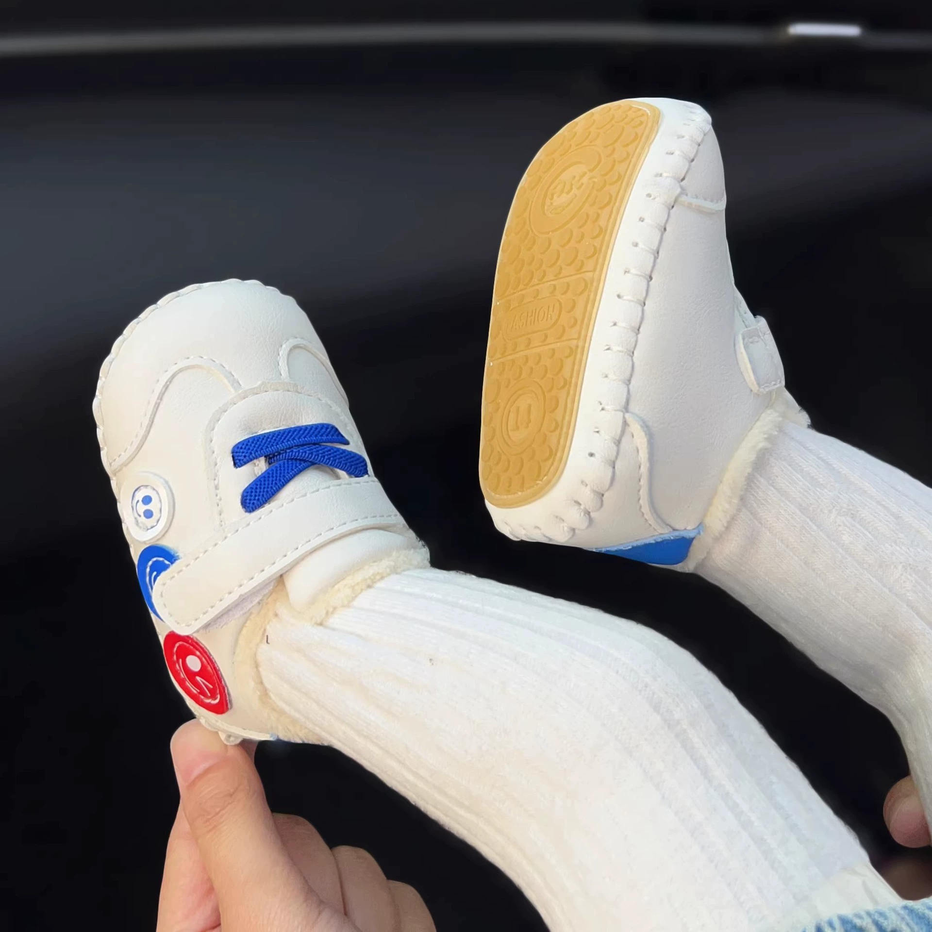 Зимние детские хлопчатобумажные ботинки плюс бархатные толстые ботинки детские ботинки