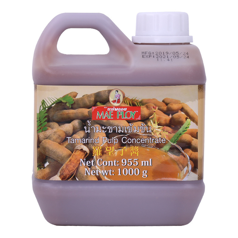 泰国泰娘罗晃子酱罗望子酱酸角汁 角酱泰餐调味酱冬阴功汤调料1kg