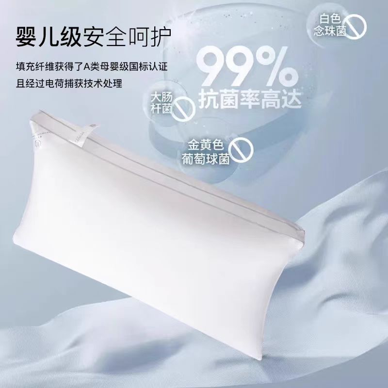 Algodón de alta calidad, almohada de pluma, almohada de pluma tridimensional, almohada de cuello, almohada especial de hotel de cinco estrellas