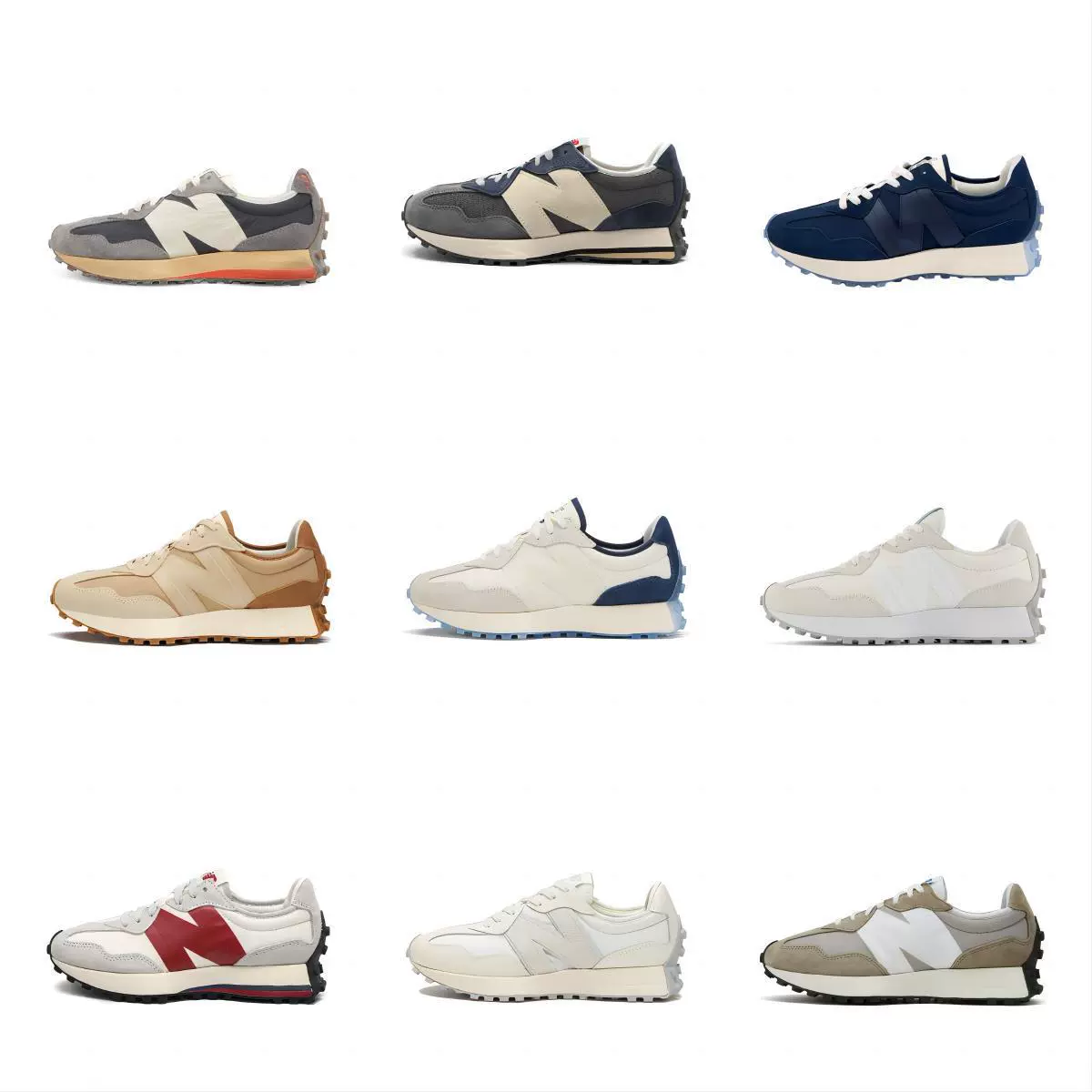 2023 Путянь NB327 ретро папочка обувь для мужчин и женщин классическая повседневная обувь для бега