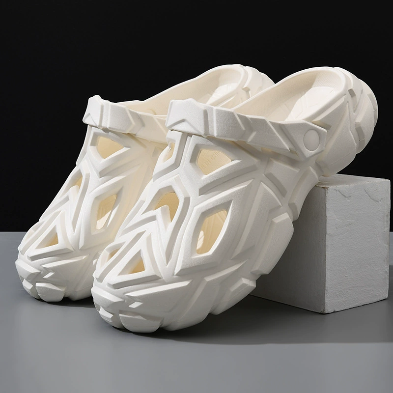 Обувь с дырками для мужчин летом носить износостойкий и нескользящий Baotou буксировка EVA наружная дикая увеличивая холодные тапочки заводские прямые продажи