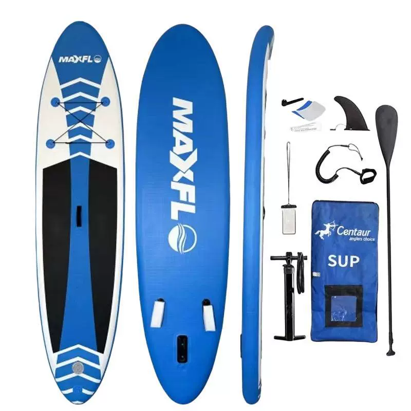Stand-up Paddle Board double-layer wood grain 320×78×15 cm, inflatable adult SUP for surfing & fishing