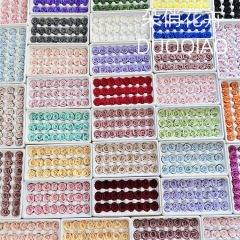 High-quality B-grade everlasting rose 2-3CM roses whole box, preserved flower DIY material package car hanging flowers materials 20 pieces 