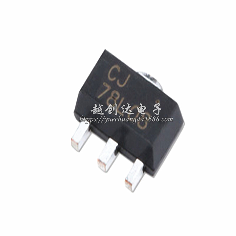 贴片三极管78L06 SOT-89 三端稳压管 100mA 6V SOT89-3 1盘1000个