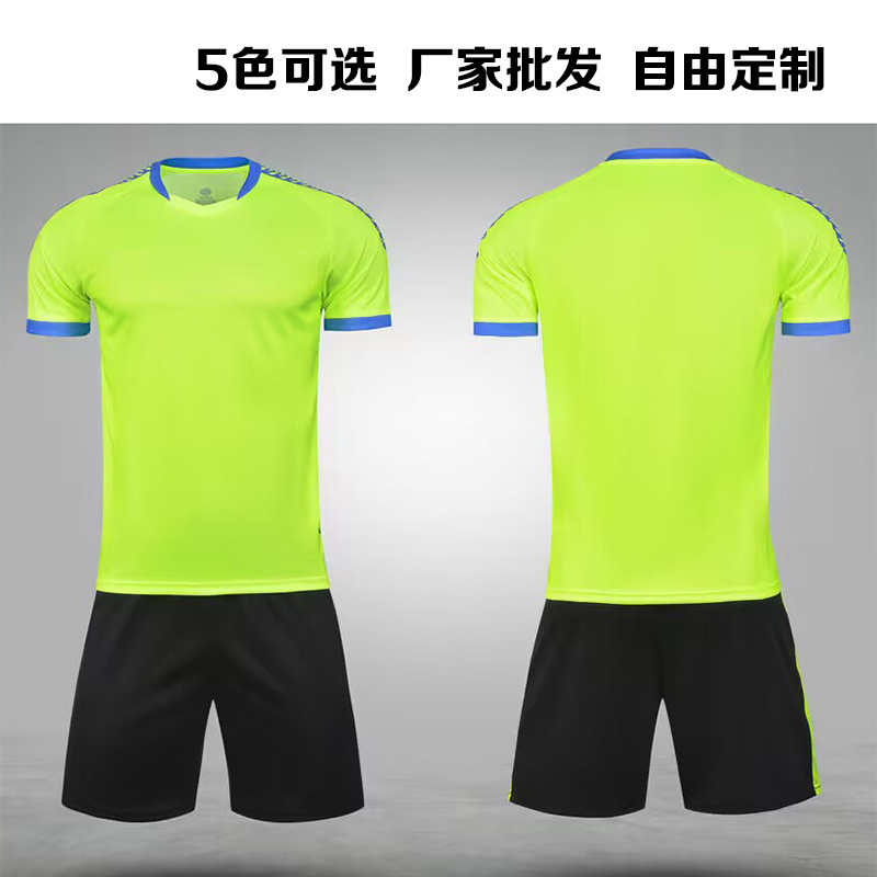 短袖运动成人儿童比赛训练队服足球衣新款足球服套装男女印字