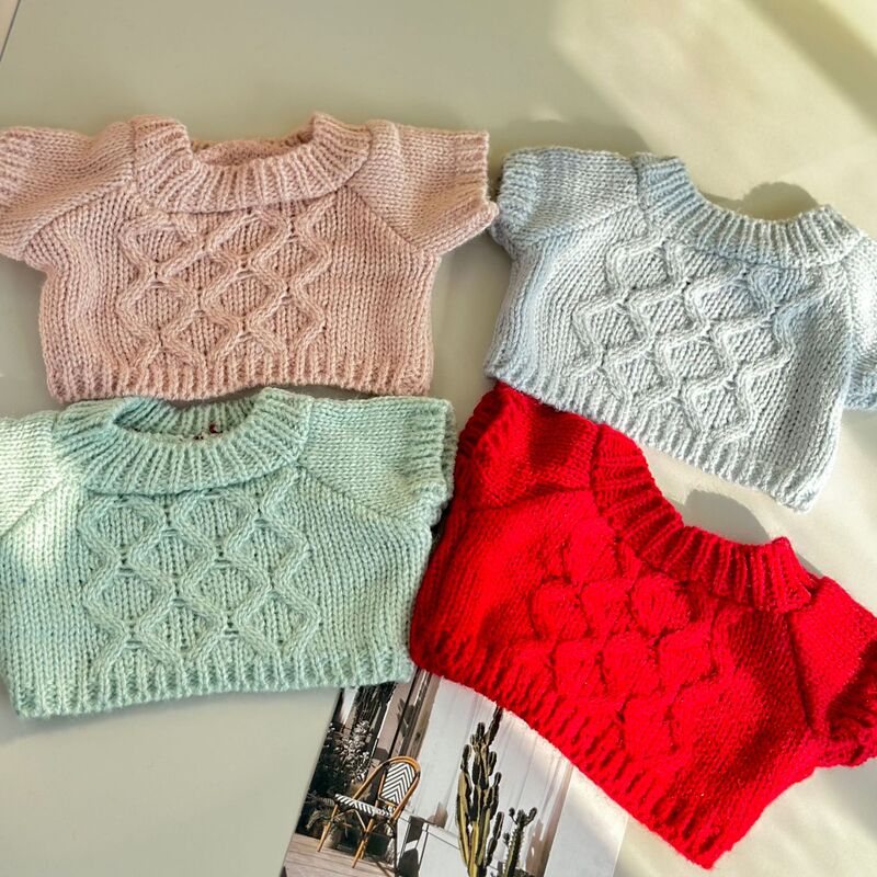 Cotton Doll Clothes 30cm Doll Replacement Sweater Teddy Bear Plush Toy Doll Clothes Wholesale