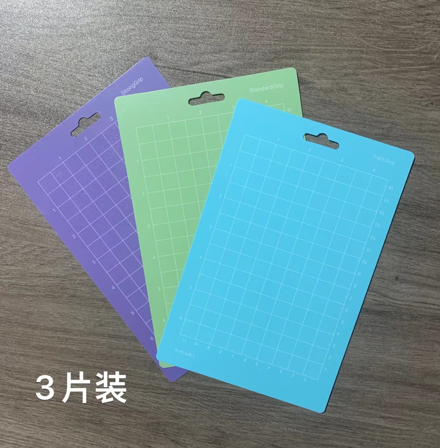 4.5*6.5 인치 [1 블루 1 그린 1 퍼플]]