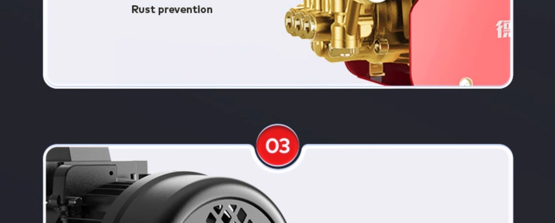 Delixi Car Washing Machine High-Pressure Water Gun Household 220V High-Power Portable Cleaning Machine Booster Pump Powerful Floor Cleaning Machine