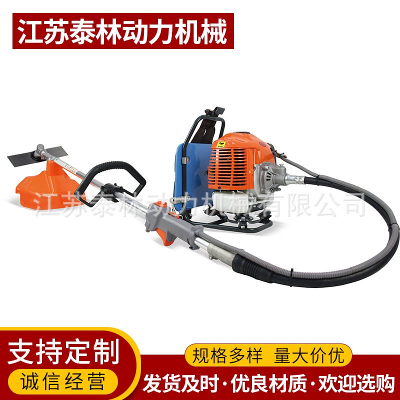 40-5两冲侧挂背负式汽油割草机打草机农用开荒割灌可配多种工作头