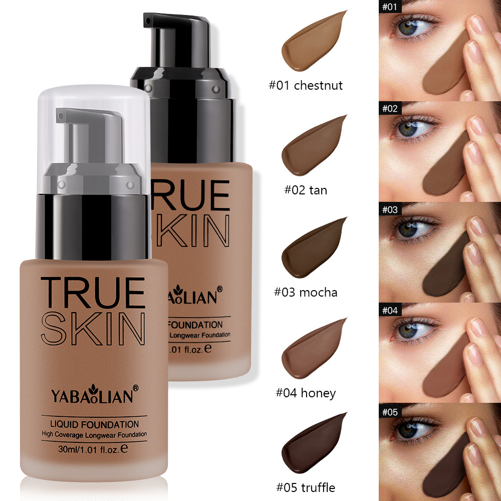 Bestseller Wholesale YABAOLIAN Foundation Liquid Skin Tone Correction Moisturizing Lightweight Concealer_voghion.com