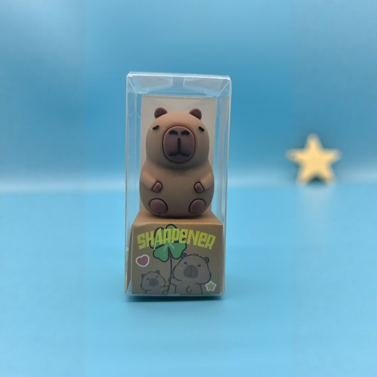 Capibara lápiz cortador de dibujos animados lápiz cortador de dibujos animados lápiz cortador de lápiz para niños lápiz cortador de lápiz para estudiantes lindo