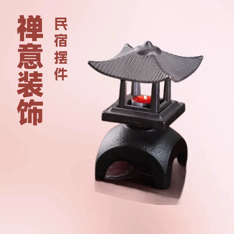 Чугунная Чанъань декоративная лампа в семье фонарь чайная комната чугунная гостиная дворцовая лампа подсвечник ретро прямой трансляции