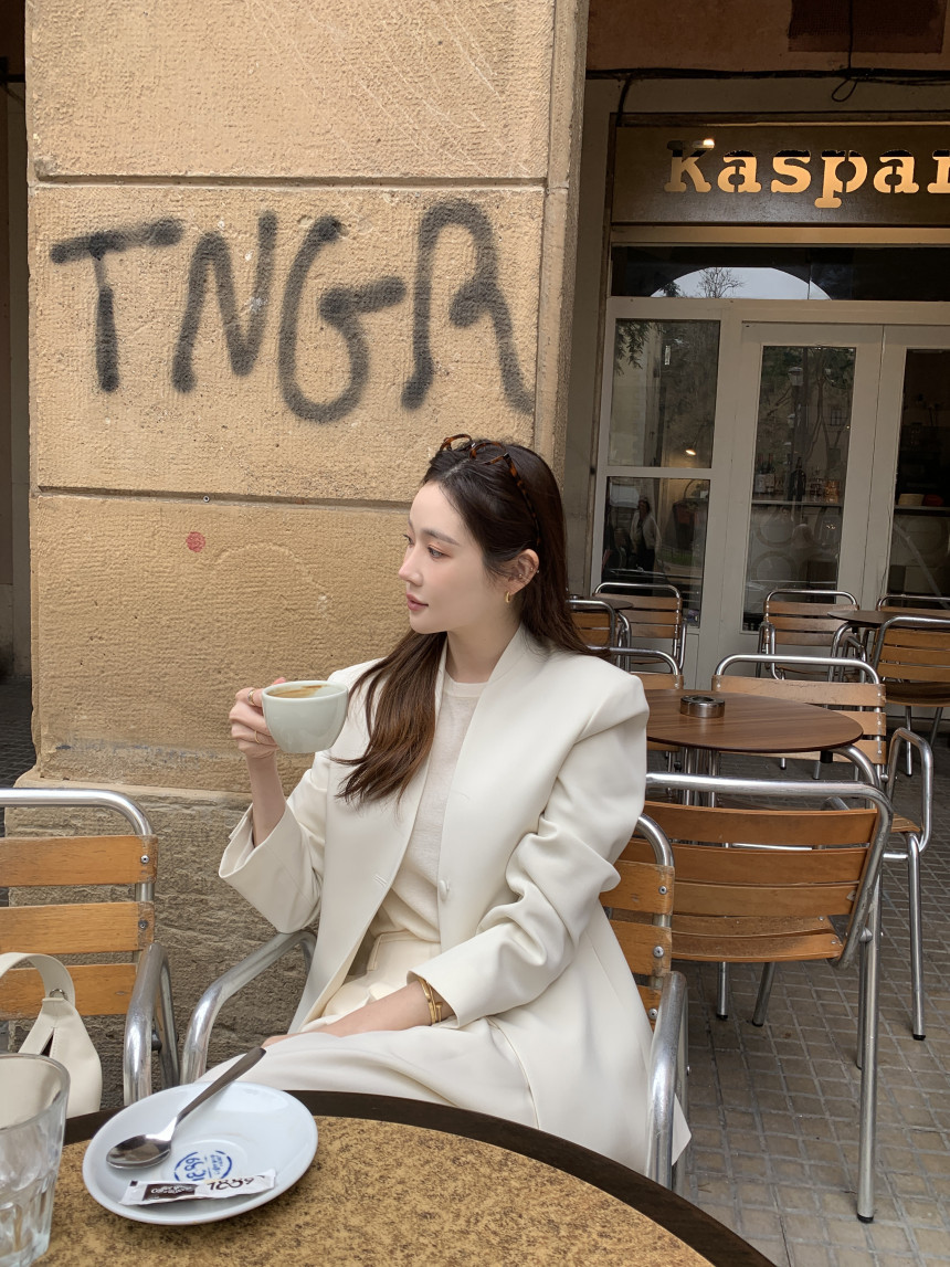Blazer vintage stile coreano donna giacca casual elegante_voghion.com