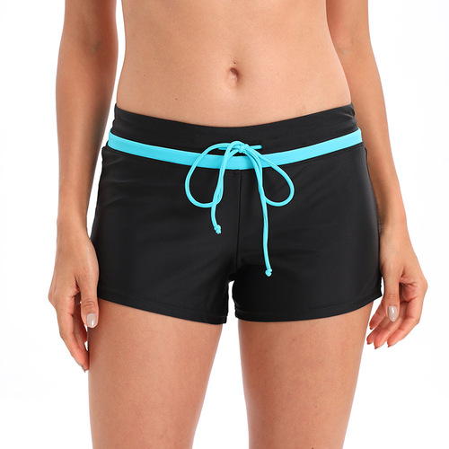  New Products Hot Selling European and American Swimming Briefs Women's Boxer Single Piece Amazon Swimsuit eBay Cross-Border Large Size Swimsuit Foreign Trade