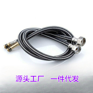 Stainless steel wire braided hose faucet single cold and hot water inlet pipe water heater water hose wholesale
