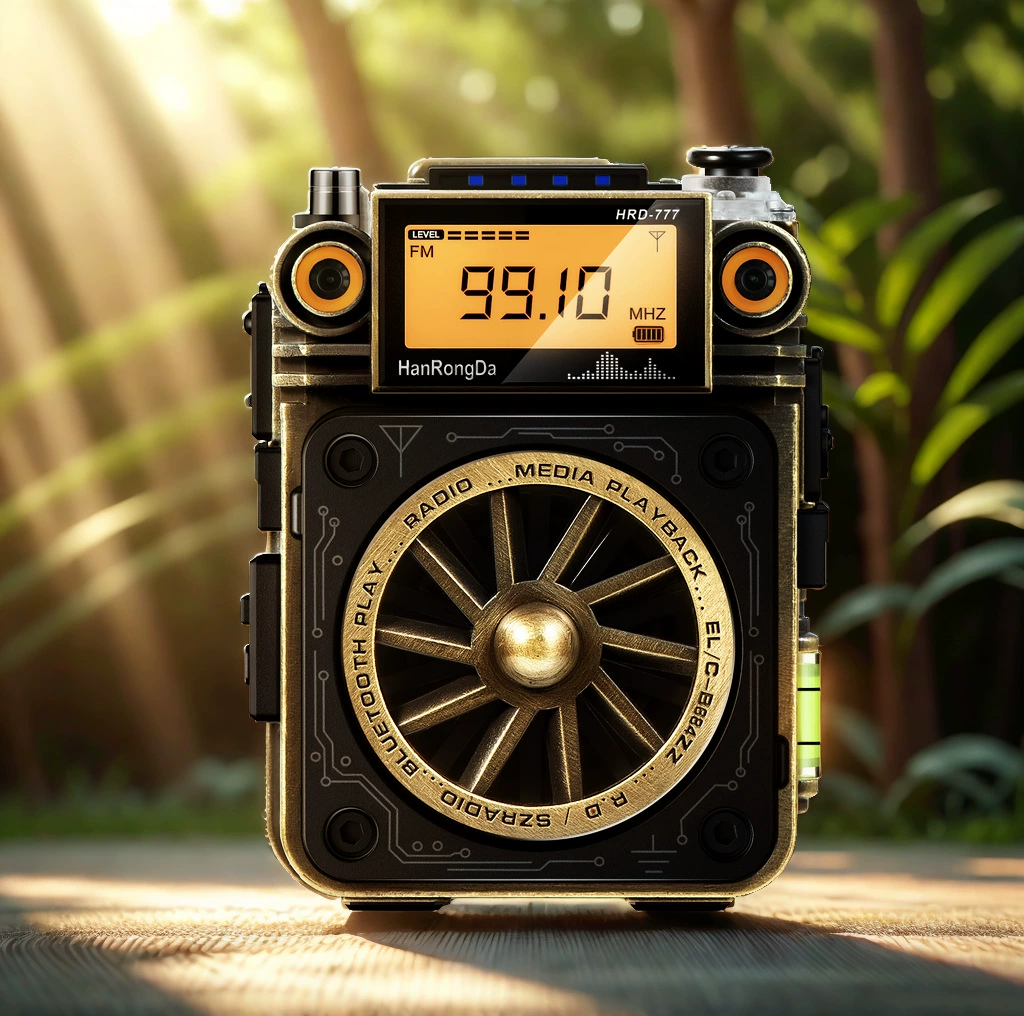 HRD-777 Hanrongda радио гироскоп на кончиках пальцев мини-радио многофункциональный полнофункциональный мини-стереосистон