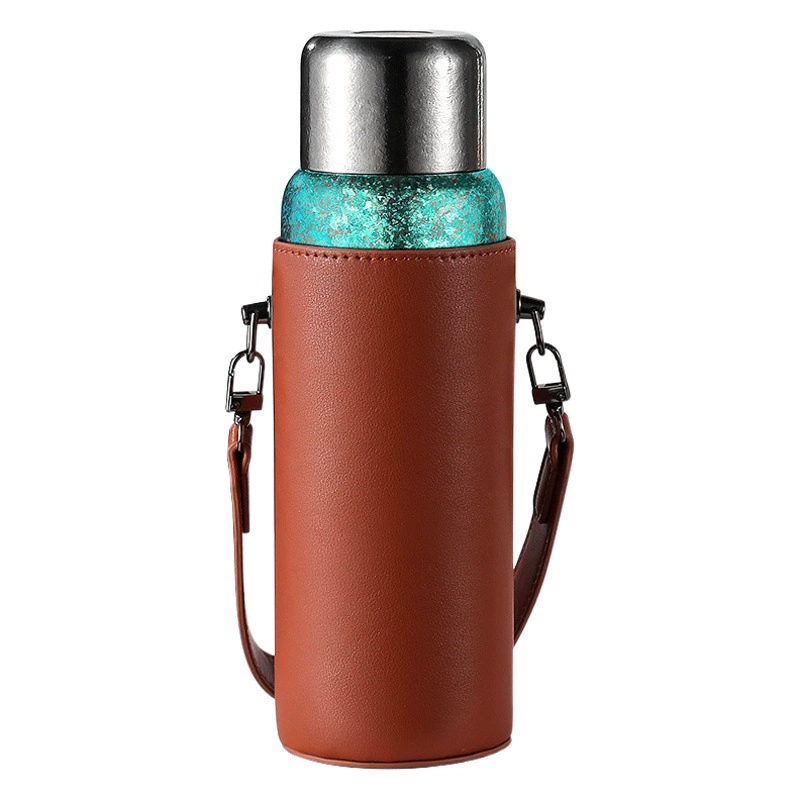 Чистая титановая чашка для изоляции, вареная чайная чашка, двухслойная титановая чашка для чая, душная белая чашка для здоровья, портативная большая емкость