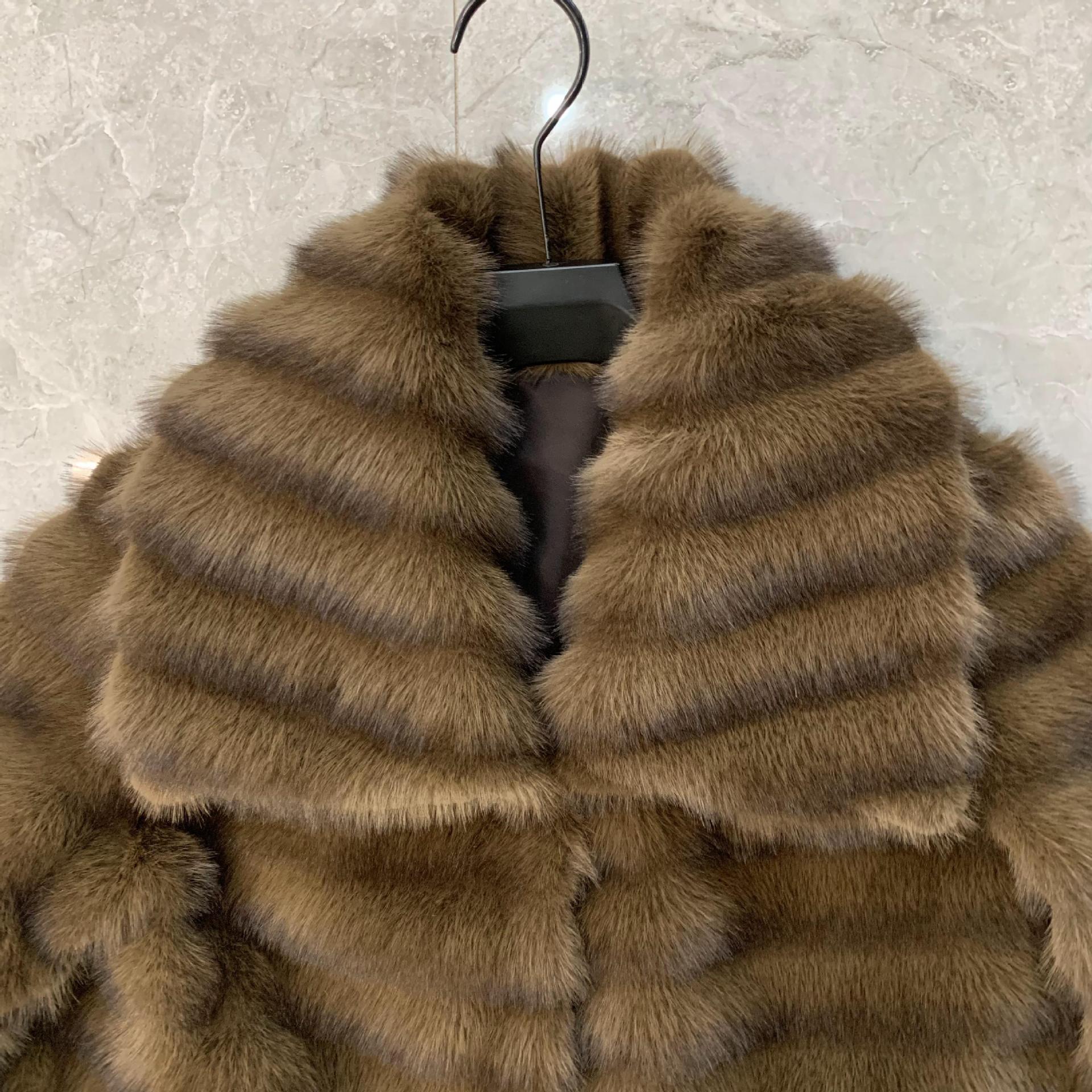Women's Clothing Autumn and Winter New Retro Rex Rabbit Fur Chinchilla Fur Coat Women's High end Young Fur Short Style_voghion.com
