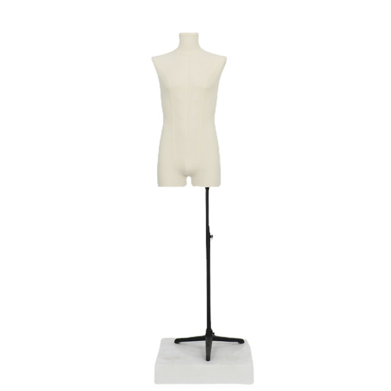 Tienda de ropa de moda marca de hombres modelo apoyos medio cuerpo de la ventana soporte de exhibición de cuerpo completo falso muñeca de los hombres