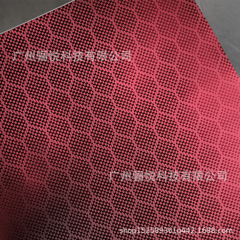 새로운 프리즘 벌집 자동차 색상 변경 필름 방수 자외선 차단제 창조적 인 장식 스티커 오토바이 바디 필름 레드