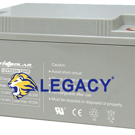 美国Atlantis Solar蓄电池 12V65AH用于UPS电源 太阳能 发电厂