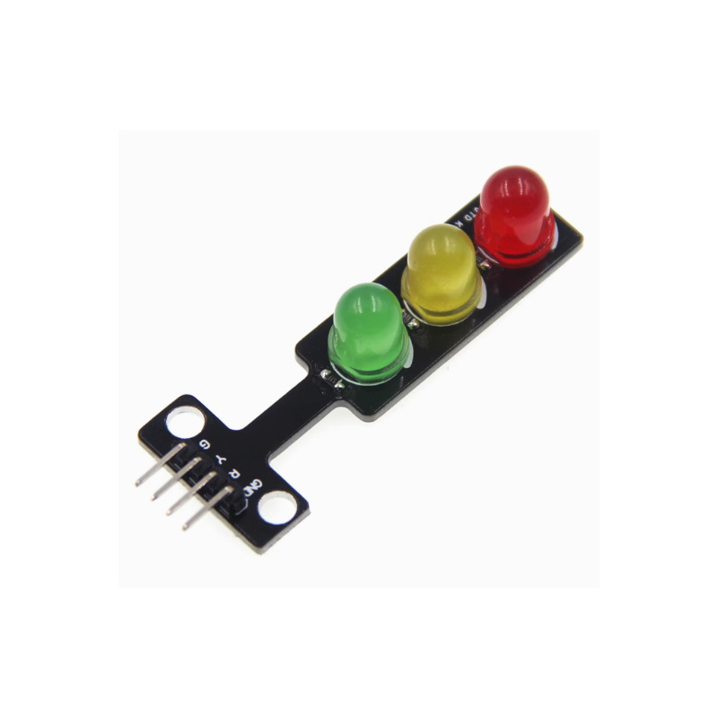 Bloqueo electrónico LED módulo de luz de señal de tráfico 5V módulo de luz de tráfico adecuado para Raspberry Pi