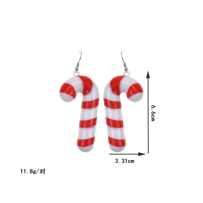 Christmas Simple Style Christmas Tree Plastic Festival Earrings 1 Pair display picture 27