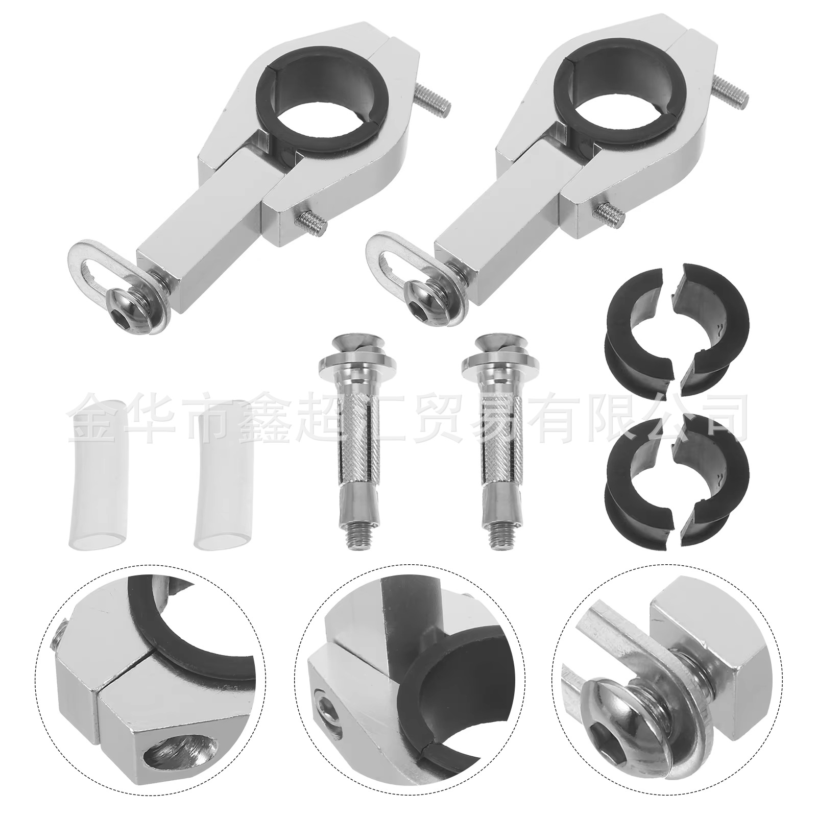Motorcycle Accessories Expansion Screws 22 28mm Universal Handguard Bow Guard Mounting Clamp Modification Accessories Atv Beach Bike