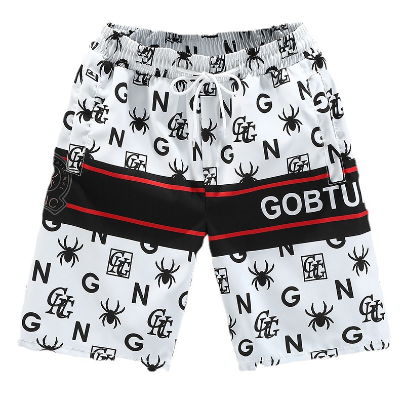 Sommarstrandbyxor för män, avslappnade löpar- och sportshorts, 5-punkts byxor med raka ben för män_voghion.com
