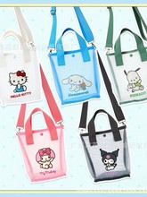 预售日系夏季新款猫咪斜挎包可爱卡网包猫咪单肩沙滩小包随身小包