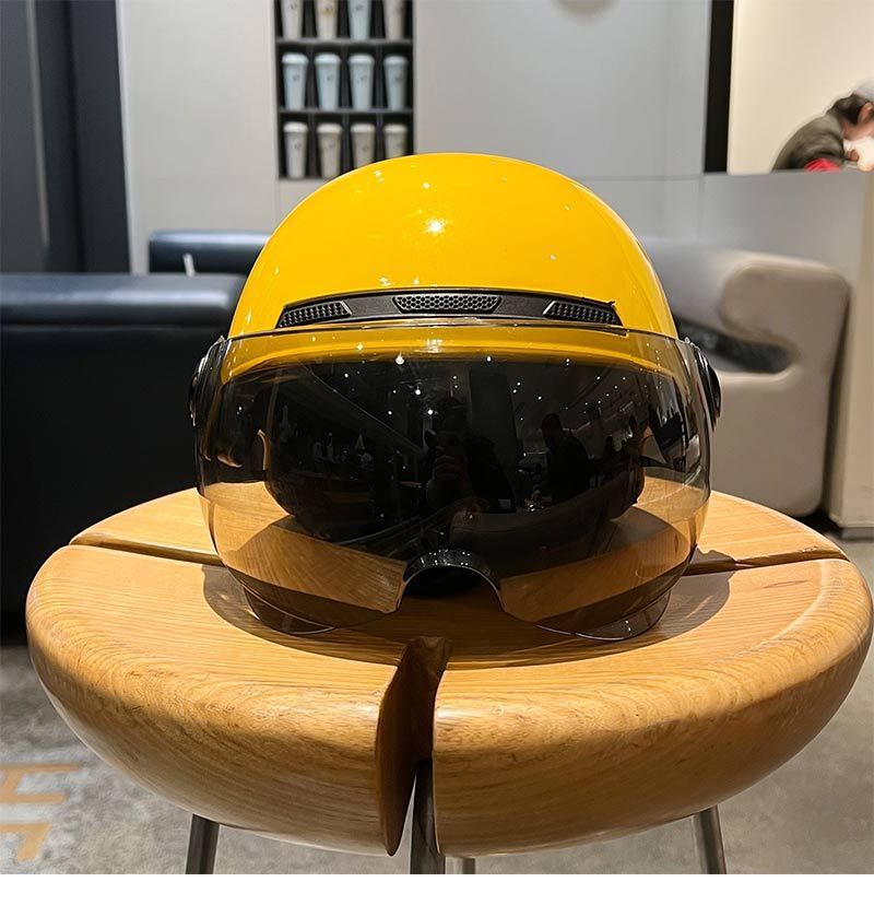 3C Certified Electric Vehicle Helmet - Universal Lightweight Motorcycle Half Helmet