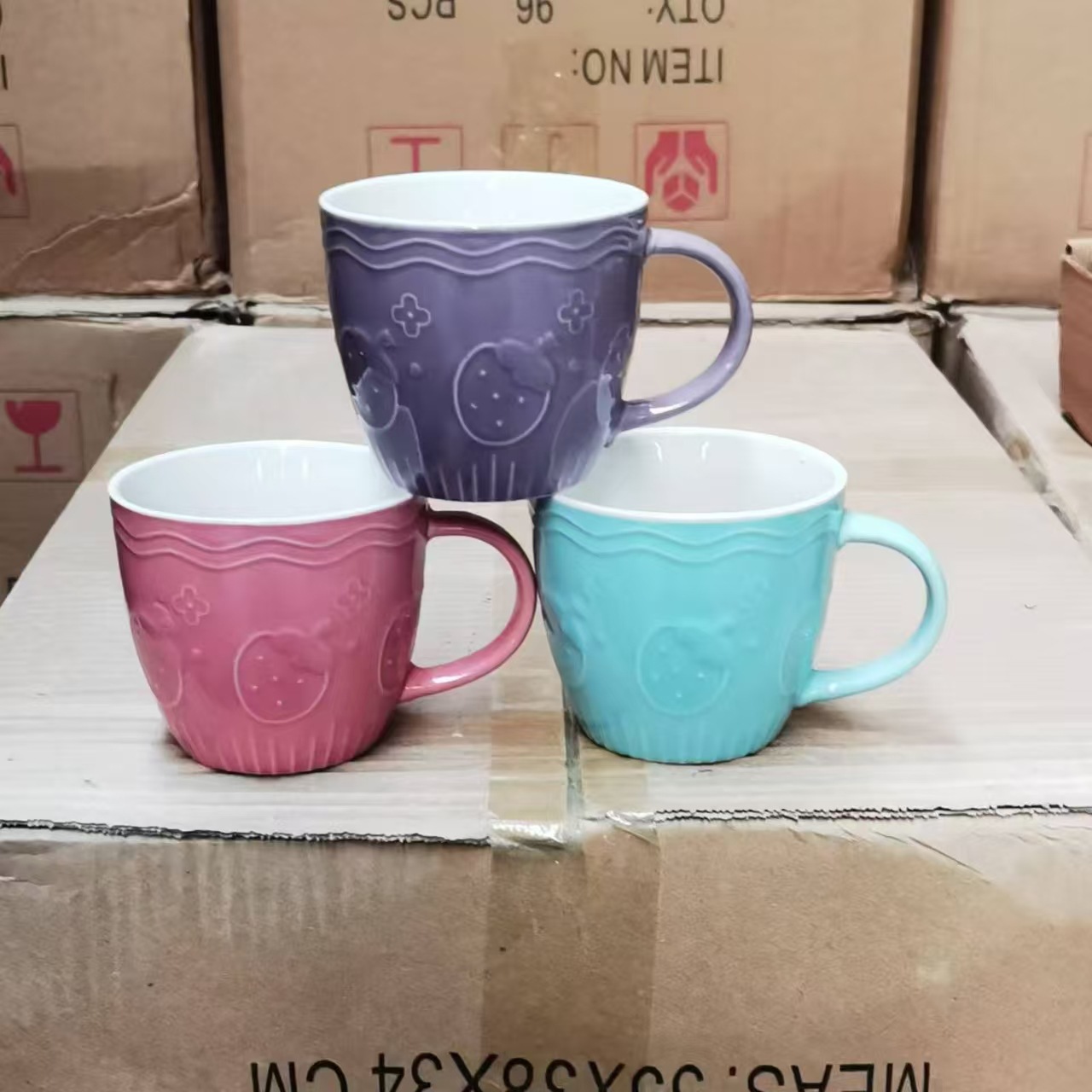 Taza de cerámica de gran capacidad taza de agua estilo Palacio taza de café lindo taza de leche taza pareja